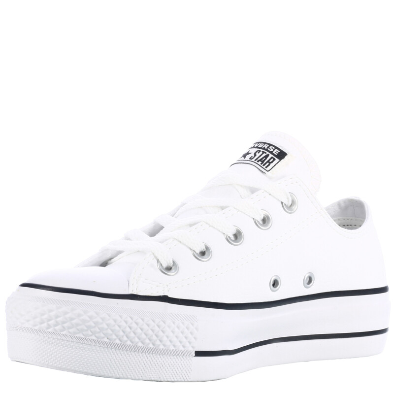 Championes Unisex Converse - All Star Plataforma Chuck Taylor Lift Blanco - Negro