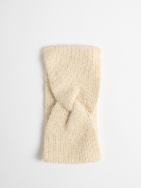 Vincha punto Beige