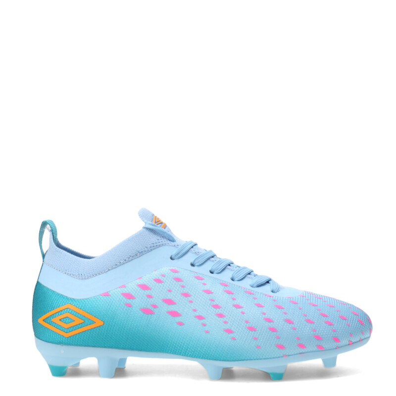 Championes Infantiles Umbro Limit HG Celeste - Rosado - Anaranjado