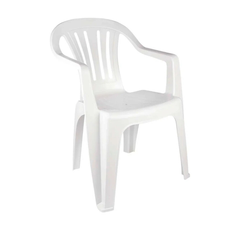 Silla Bela Vista con apoya brazos BLANCO