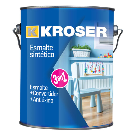 ESMALTE KROSER MATE 3EN1 NEGRO 1/4L ++ N/a