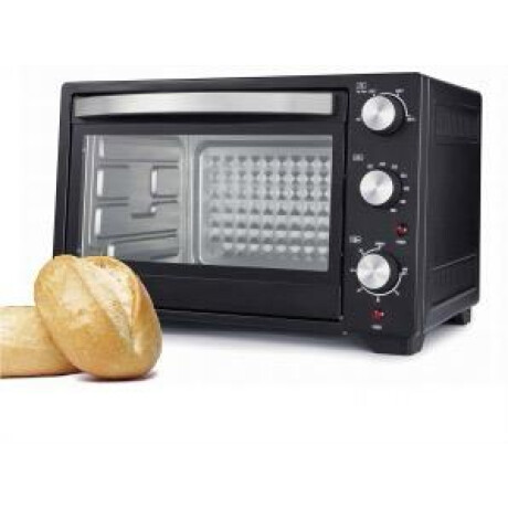 Horno Eléctrico NICS 30 Litros 1600W Grill Timer Temperatura Negro Horno Eléctrico NICS 30 Litros 1600W Grill Timer Temperatura Negro