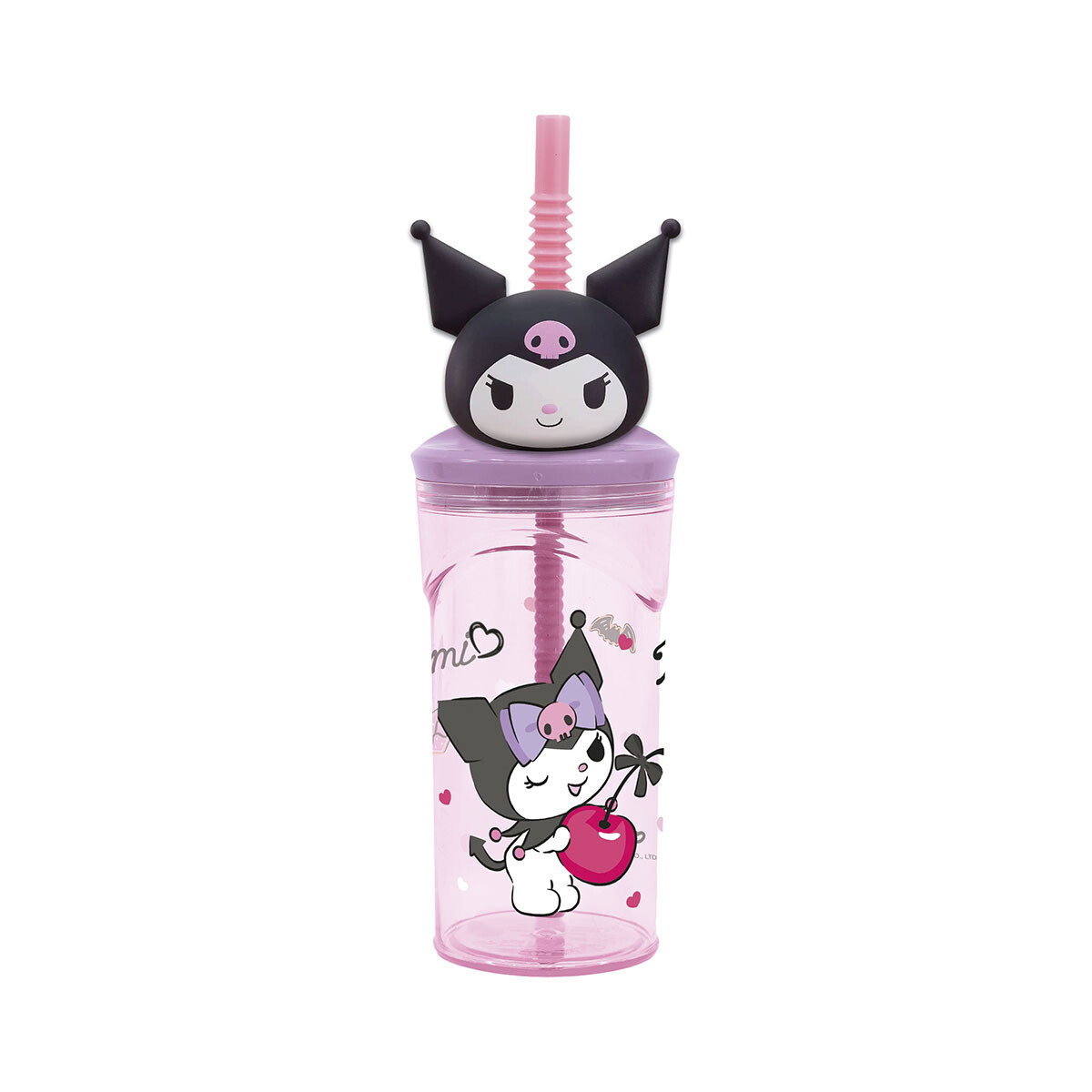 Vaso Alto con Forma 3D Hello Kitty 18 cm 360ml - Kuromi 