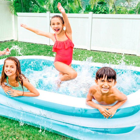 Pisicina Gomón Inflable 262x175 Rect Intex 770 L Inx56483