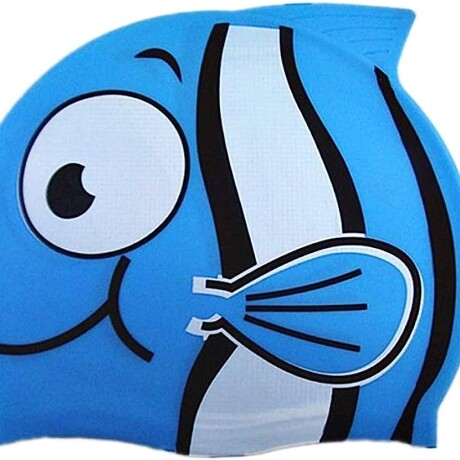 Gorra Silicona Animals Kids Pez Azul S/C