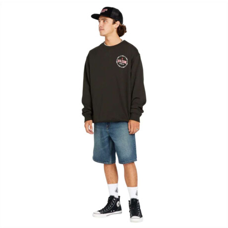 Buzo Volcom Barb Stone Crew Negro