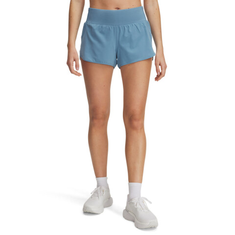 UA Launch Pro 3'' Shorts-BLU BLU-418
