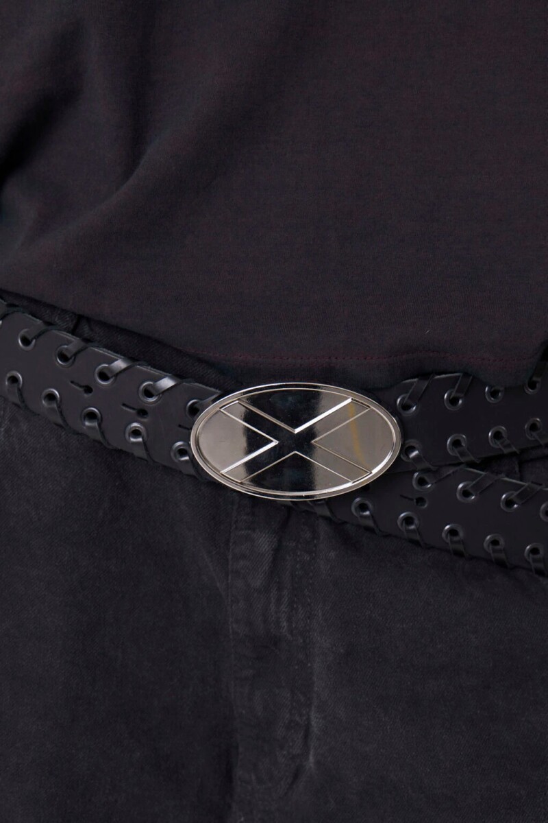 CINTO CHEVAL HEBILLA NEGRA Negro