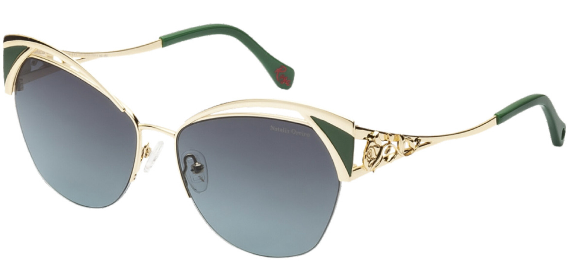 Natalia Oreiro 7438 - Dorado y Verde 