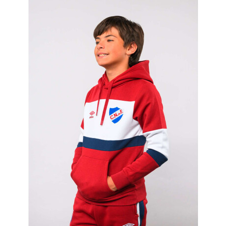 Campera Hoodie Grav Junior de Niños Rojo