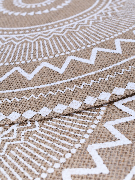 INDIVIDUAL AZTECA SET X 2 BLANCO