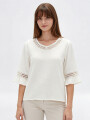 Blusa Surnia Marfil / Off White