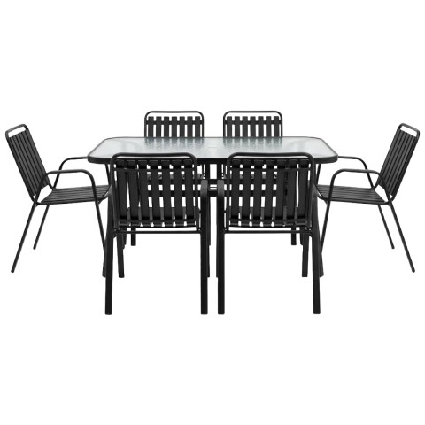 JGO MESA NEGRO P/JARDIN 7PZAS Unica