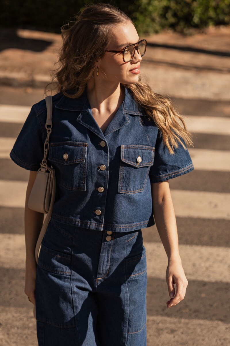 CAMISA ILSE DENIM BLUE CAMISA ILSE DENIM BLUE