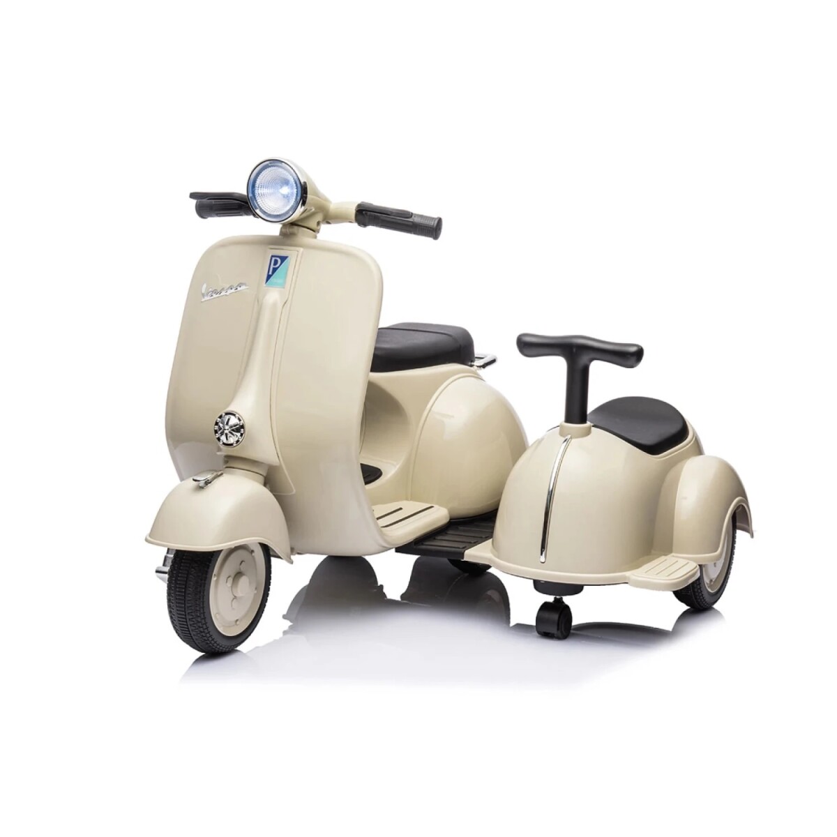 Moto a Batería Infantil Vespa Sidecar A8809 