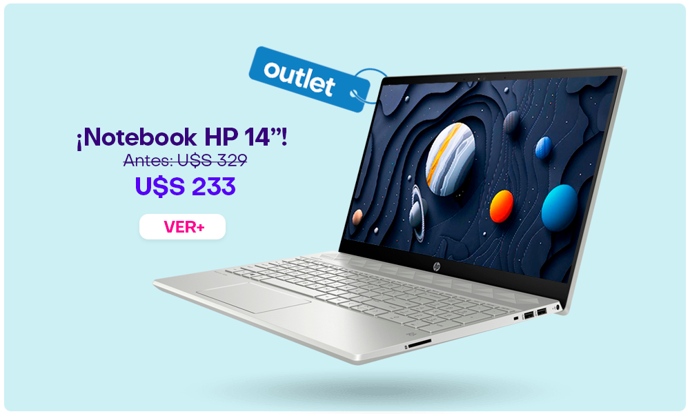 Notebook Hp Ryzen 5 5500u en Outlet