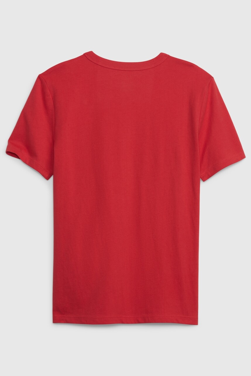 Remera Gráfico Manga Corta Niño Hawaiian Red 683
