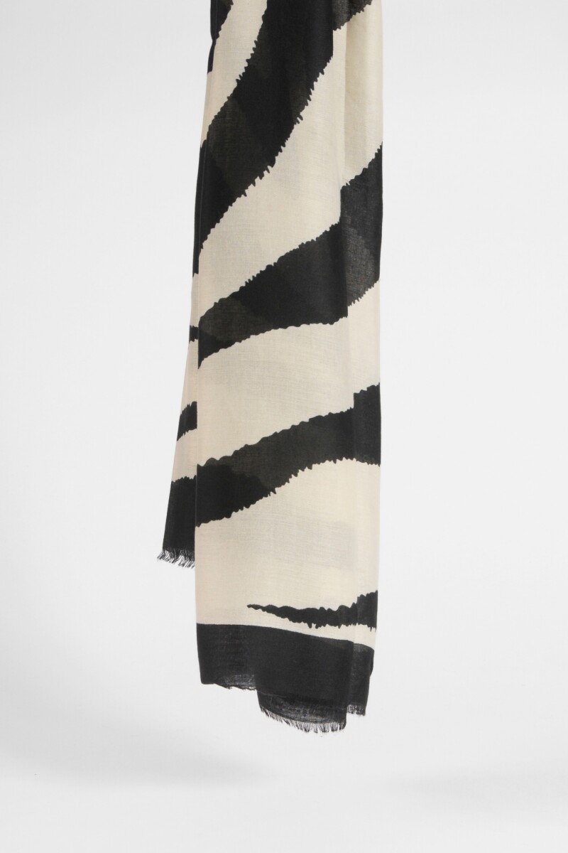 Pashmina cebra animal print