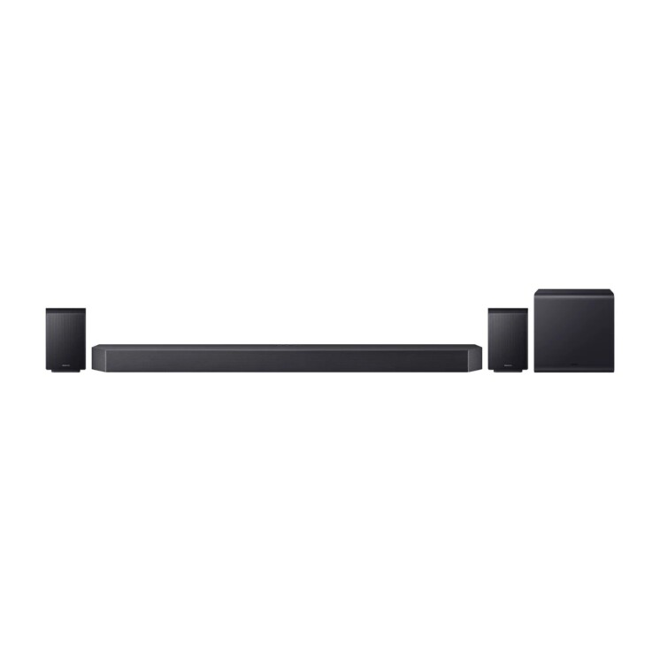 Barra de sonido Samsung HW-Q990F 11.1.4 ch Dolby Atmos con subwoofer y parlantes traseros (2025) Barra de sonido Samsung HW-Q990F 11.1.4 ch Dolby Atmos con subwoofer y parlantes traseros (2025)