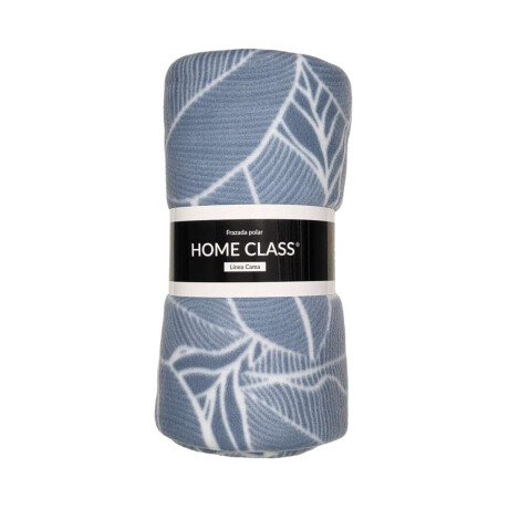Frazada con Corderito King Size Home Class 240 x 260 cm Hoja Celeste
