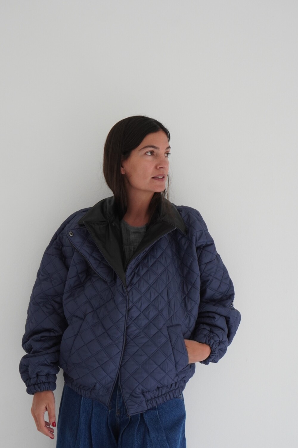 Puffer Jacket Azul Marino