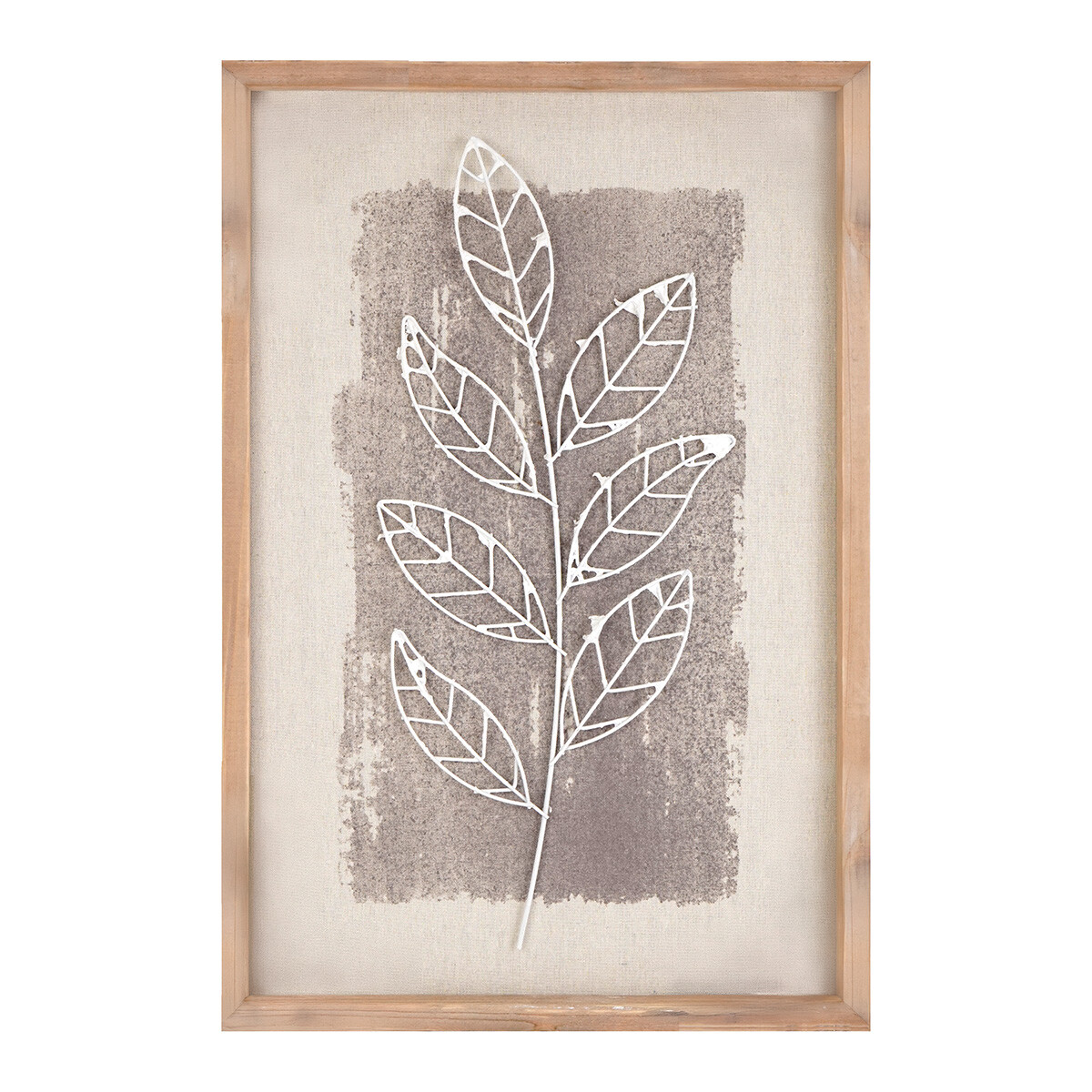 Cuadro de madera y metal 