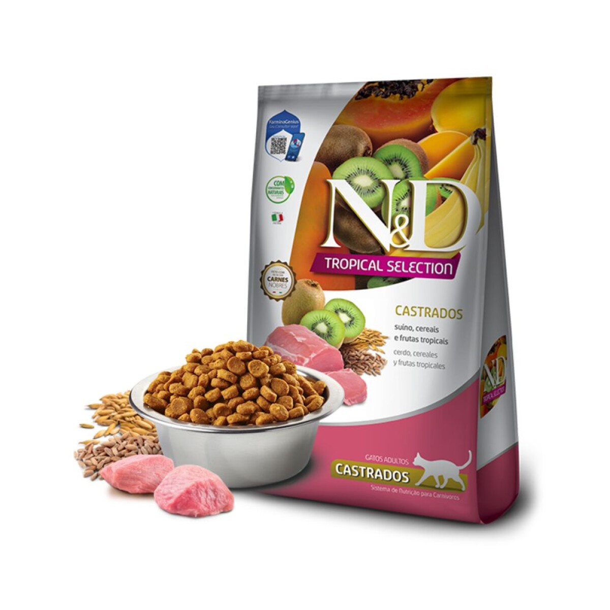 N&D Tropical Feline Ad Cast Suino 7 Kg 