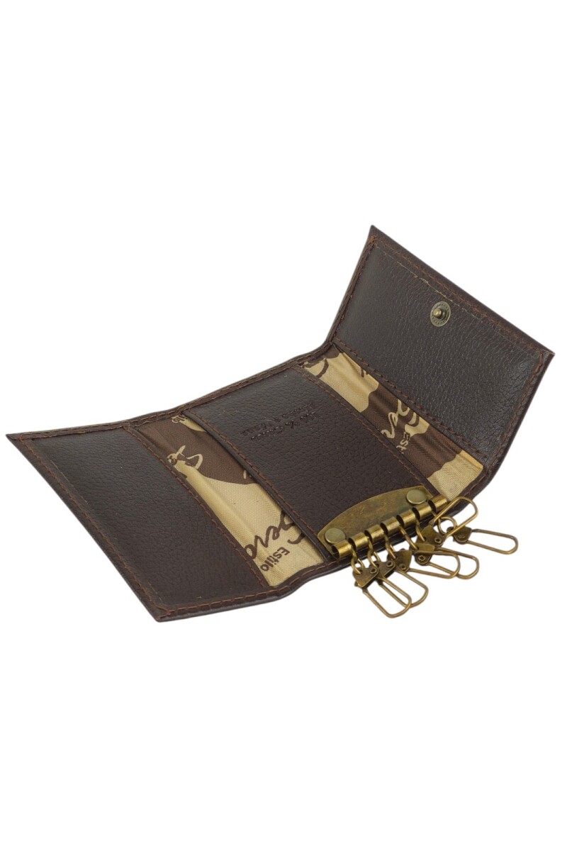 Porta llaves clasico Marron