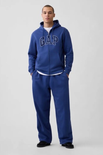 Canguro Con Cierre Logo Gap Hombre Blue Track