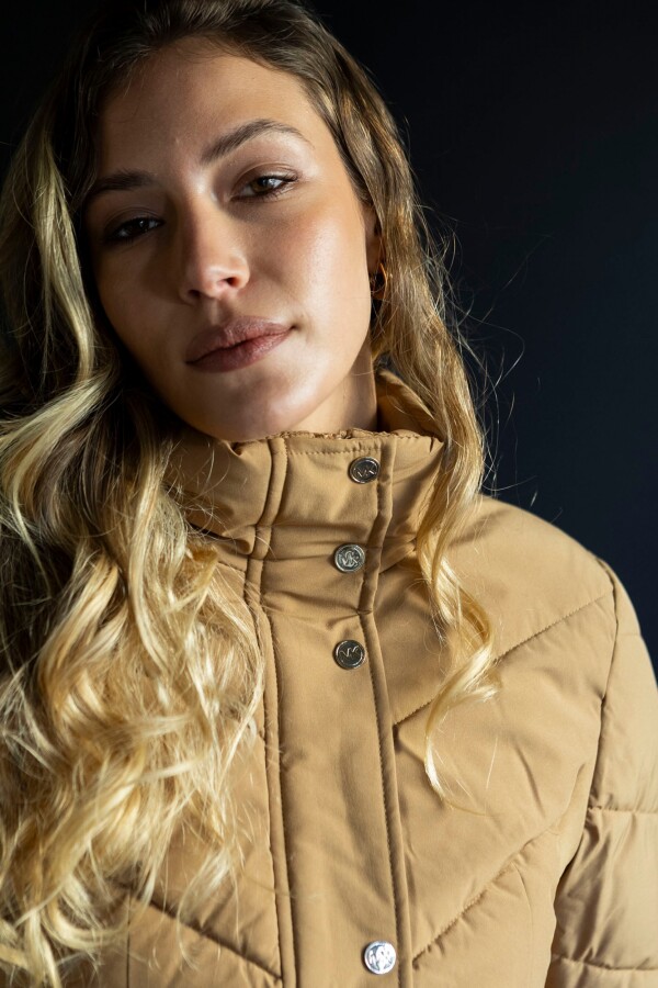 Campera Abrigo Faux Fur TOSTADO