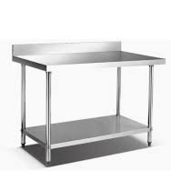 Mesada acero inox con borde 120 cm Flamemax Mesada acero inox con borde 120 cm Flamemax