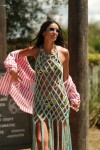Beach Net Dress Verde Agua