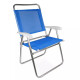 Set X 2 Sillas Master Plus Aluminio AZUL