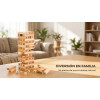 Juego de bloques Jenga color madera Juego de bloques Jenga color madera
