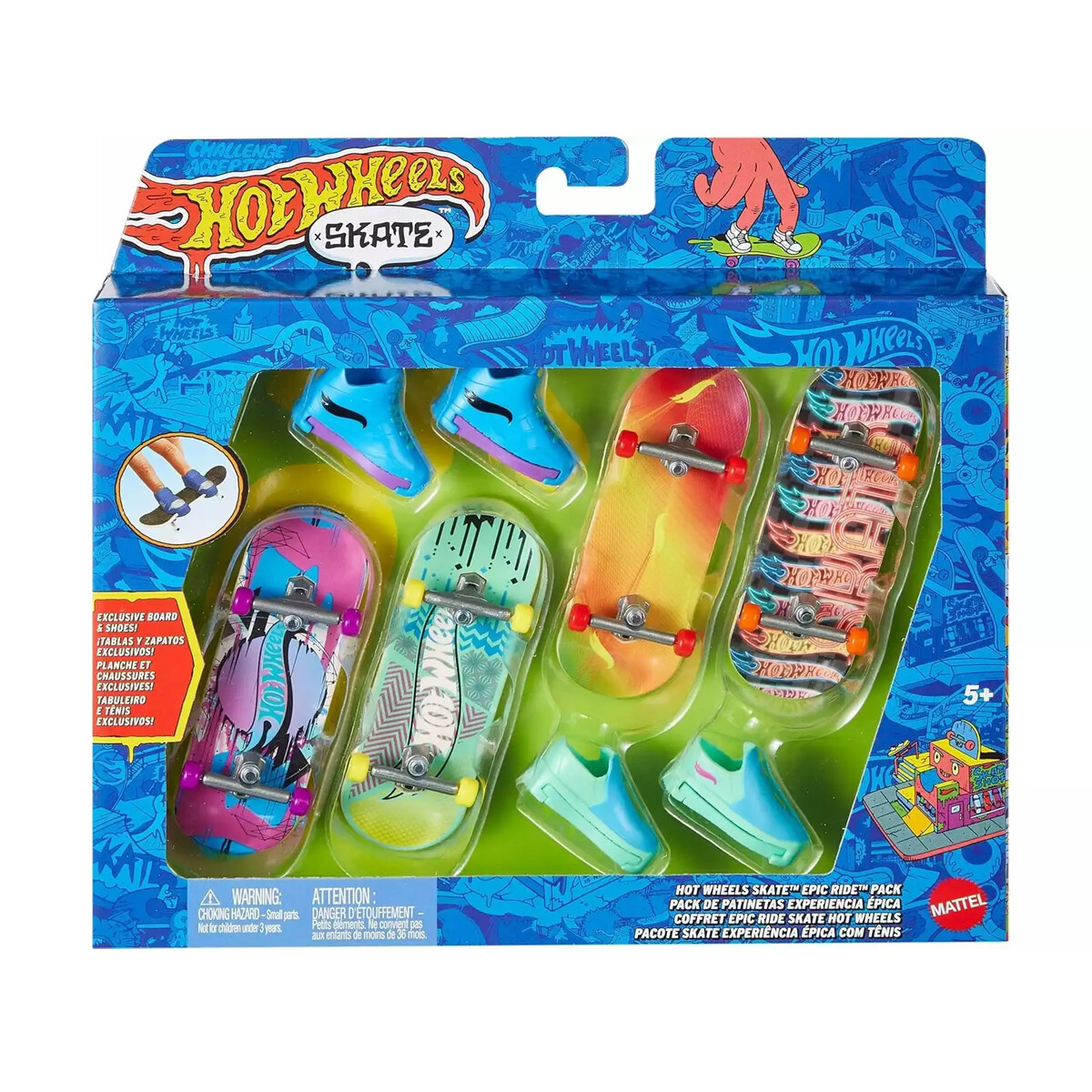 Skate MultiPack Hot Wheels 