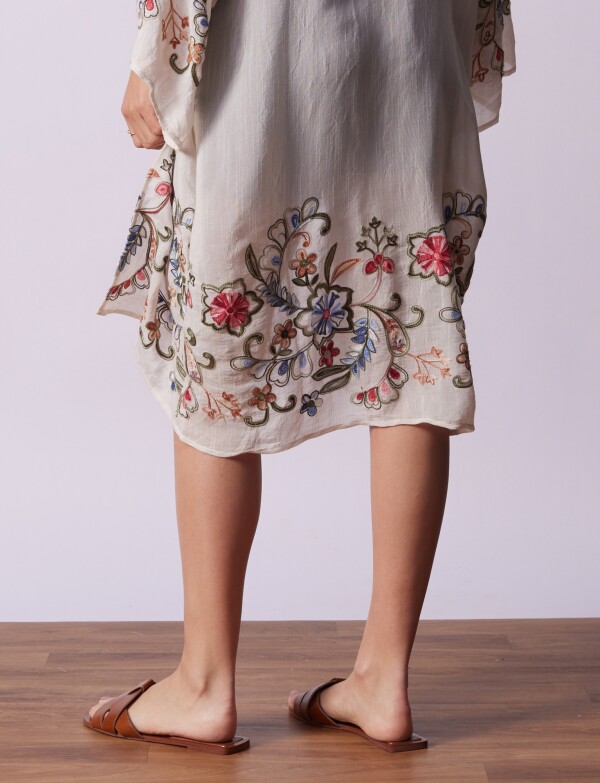Cardigan Bordado CRUDO