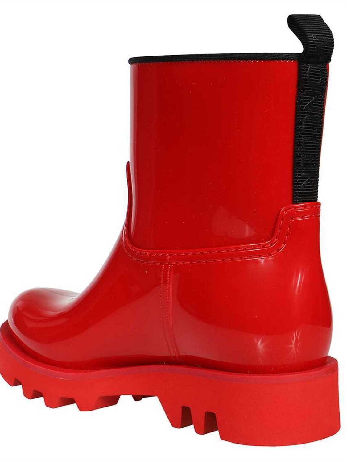 Moncler -Botas de lluvia antideslizantes, Ginette Rojo