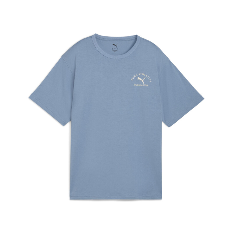 Remera Puma Relaxed de Mujer - 688130 34 Celeste