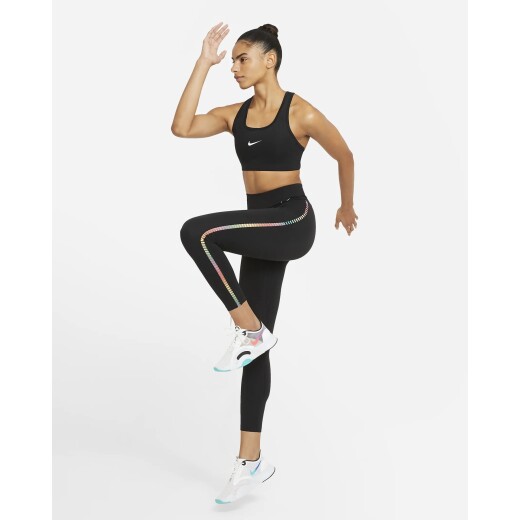 Calza Nike One Rainbow Running dama Negro S/C