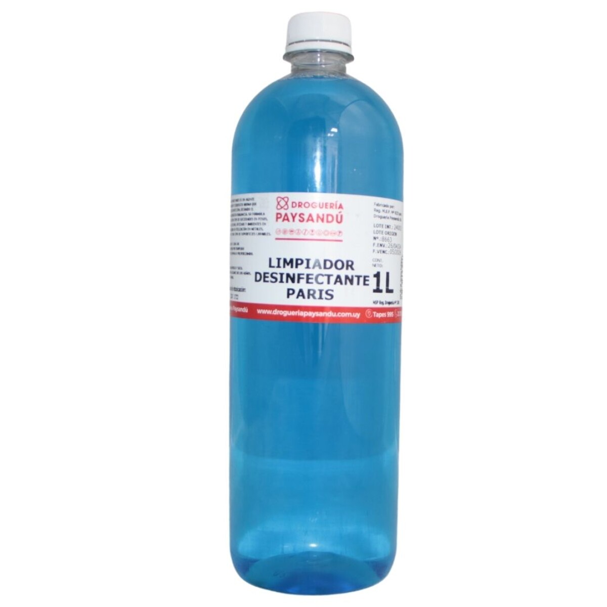 Limpiador Desinfectante Paris 1 L - Rinde 1:50 