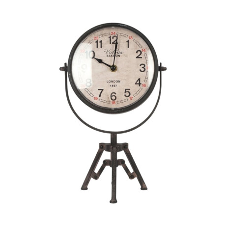 RELOJ DE MESA ANIQUE C/BASE TRIPODE RELOJ DE MESA ANIQUE C/BASE TRIPODE