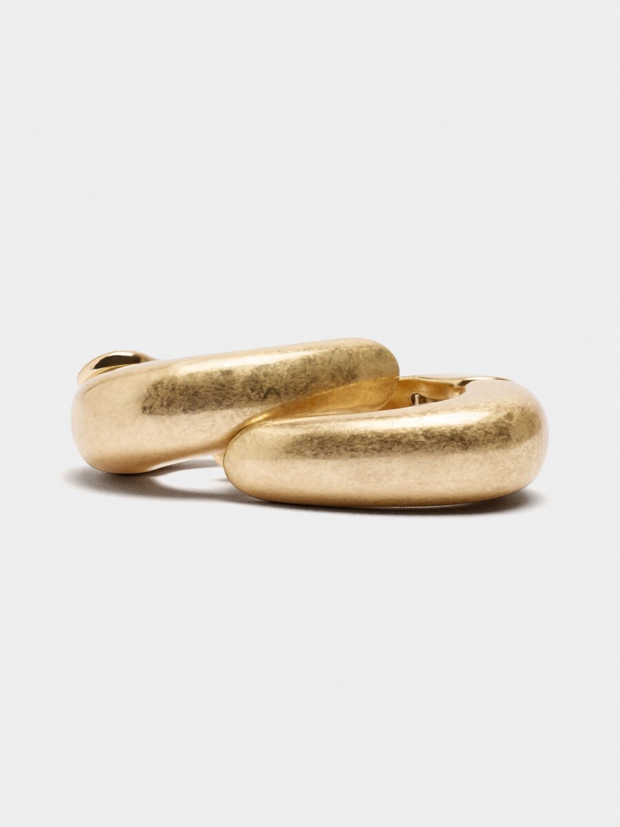 Aros Alargados dorado