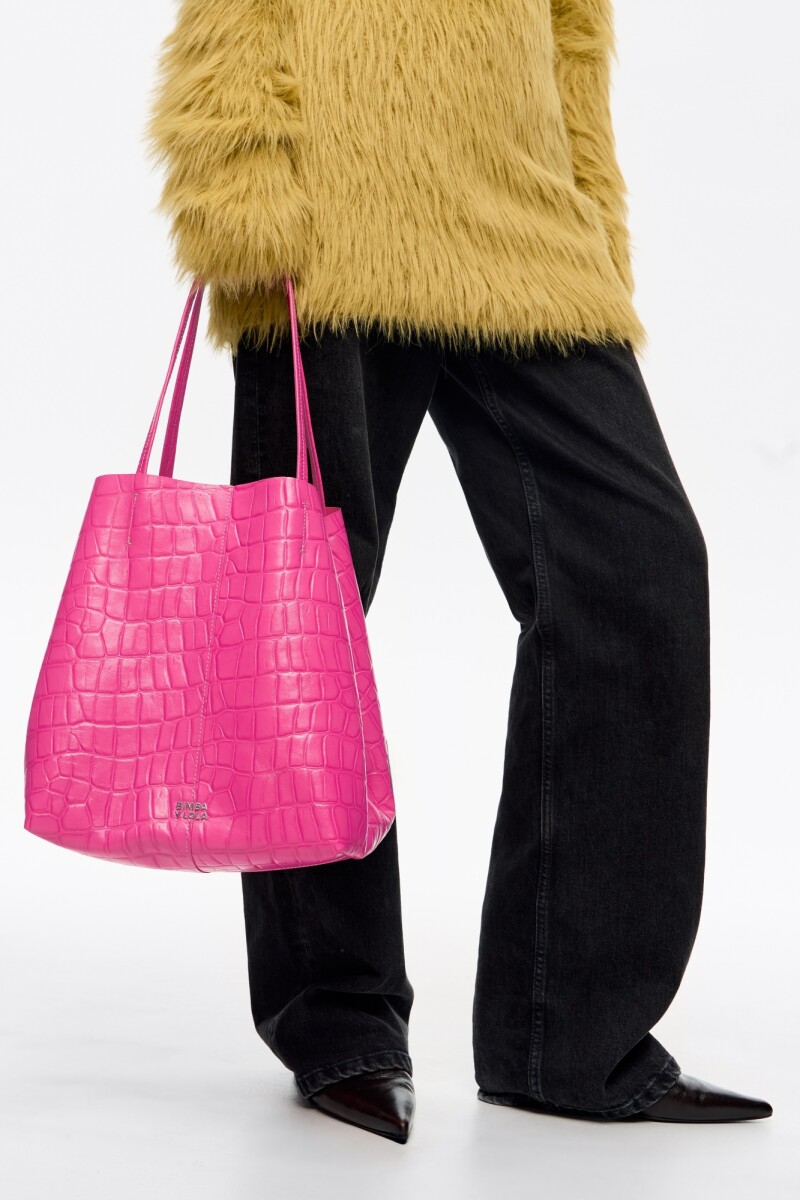 BOLSO SHOPPER GRANDE Fucsia