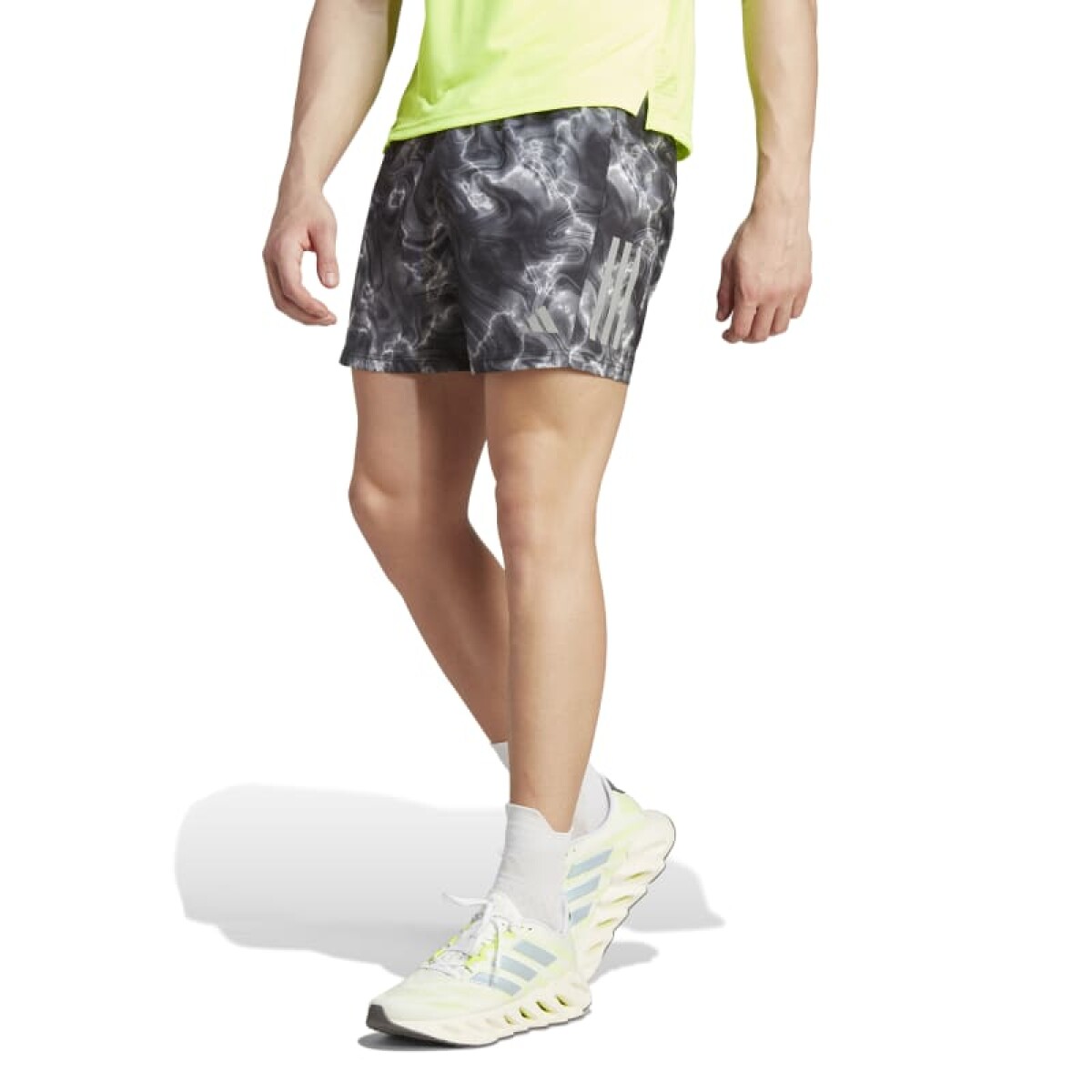 Short Adidas Own The Run - White/black/grey Six 