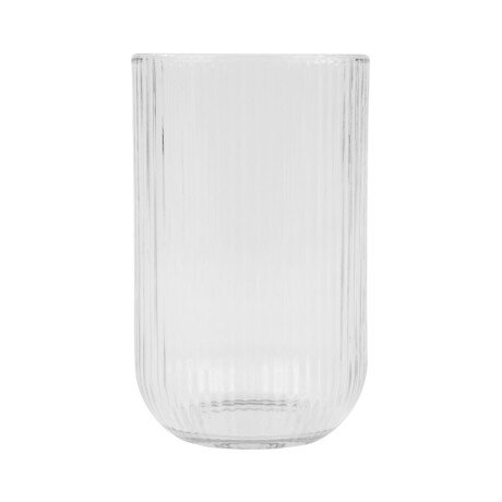 Set de 6 vasos de vidrio labrados 420ml Set de 6 vasos de vidrio labrados 420ml