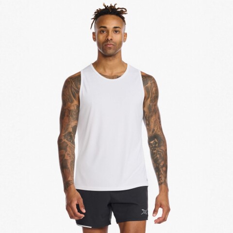 Aero Tank - Hombre White/silver Reflective