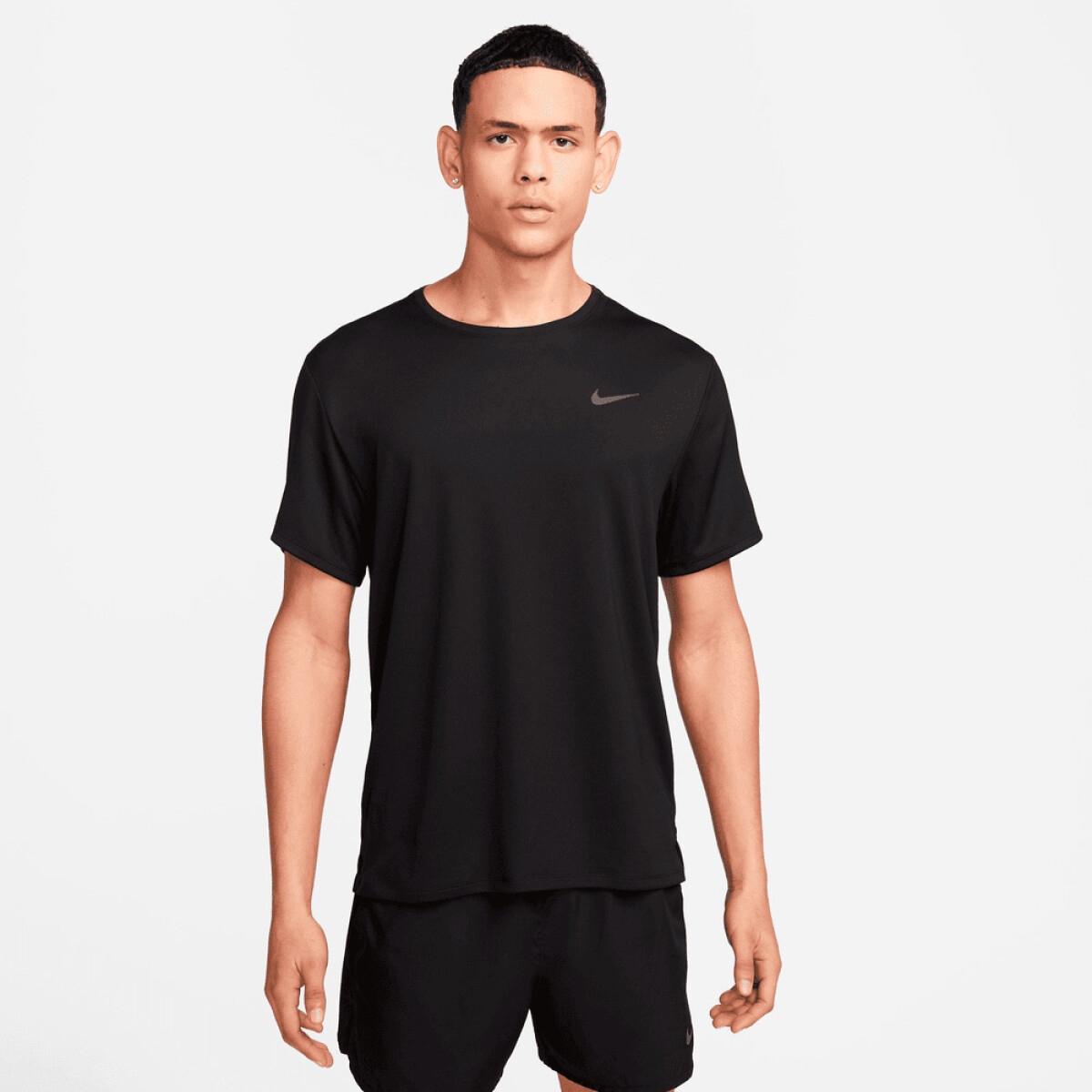 Remera Nike Dri-Fit Miler de Hombre - Negro 