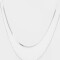Collares Cortos Acero quirúrgico Collar De Acero Quirúrgico - Plateado