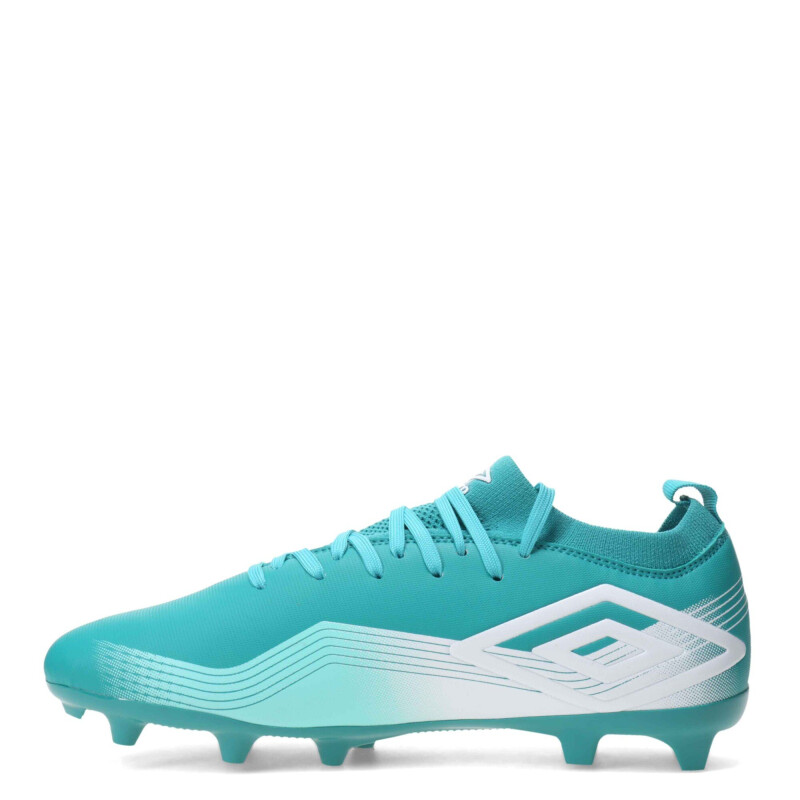Championes de Fútbol Hombre Umbro Vibe HG Verde Agua - Blanco