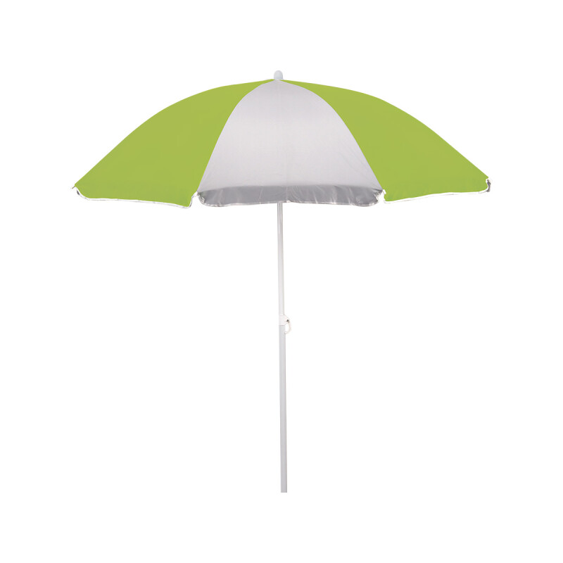 Sombrilla 1,80 mrs Polyester 50+UV VERDE/BLANCO